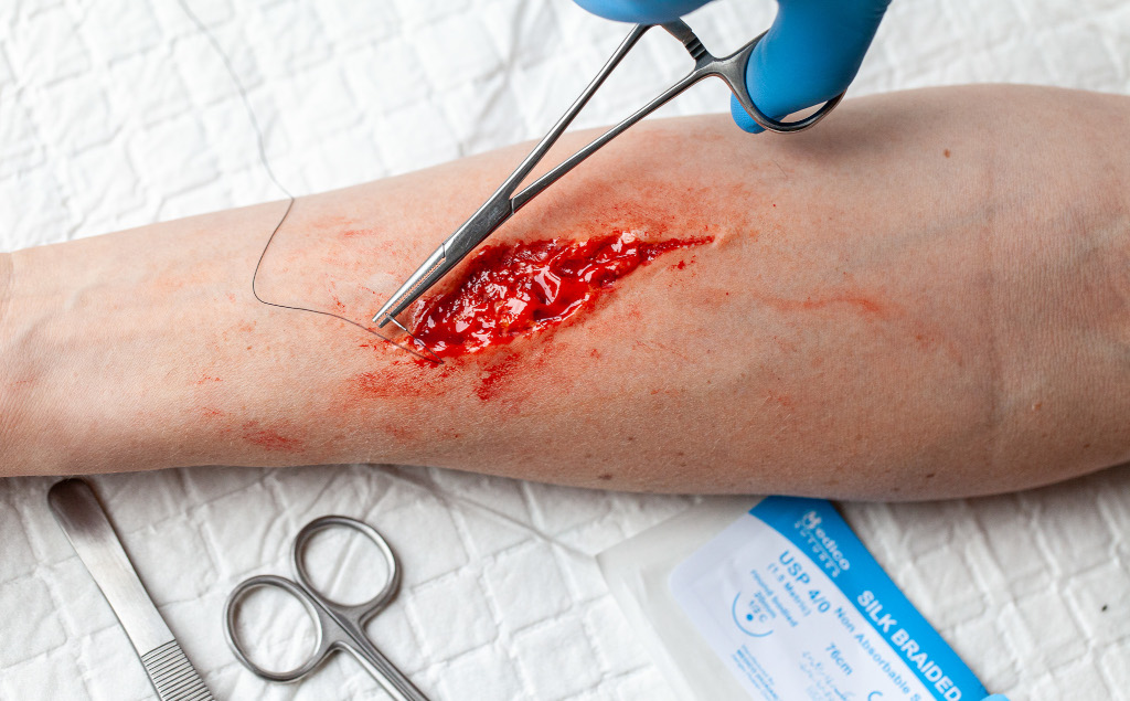 Medical simulation and moulage training